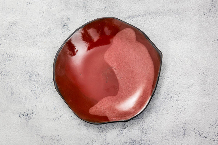 Crimson Ritual Serving Plates