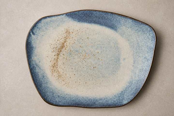 Indigo Tide Serving Plate