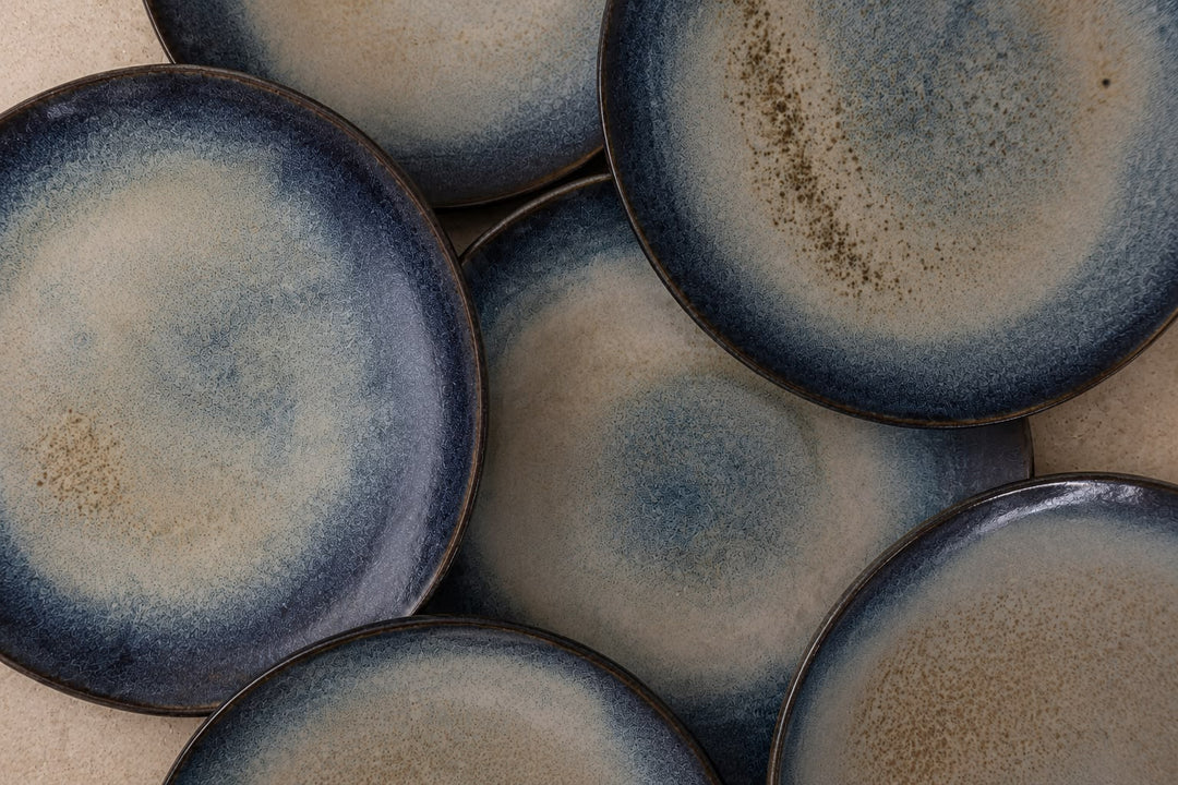 Indigo Tide Serving Plate